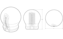 Load image into Gallery viewer, Raceseng OrbTi Shift Knob Porsche 911 991 / Boxster 981-718 / Cayman 981-718 Adapter - Spitfire