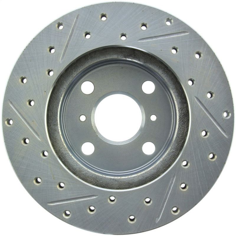 StopTech 92-95 Toyota Paseo Slotted & Drilled Left Front Brake Rotor