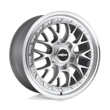 Rotiform R155 LSR Wheel 18x8.5 5x112 45 Offset - Gloss Silver Machined