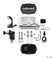 Load image into Gallery viewer, Wilwood Compact Tandem M/C - 7/8in Bore w/Bracket and Valve fits Mustang (Pushrod) - Ball Burnished