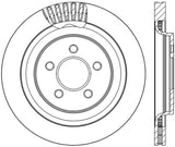 StopTech Slotted & Drilled Sport Brake Rotor - 2015 Ford Mustang GT - Rear Left