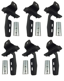 Go Rhino 18-20 Jeep Wrangler JLU Brackets for OE Xtreme Cab Length SideSteps