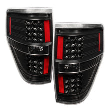 Load image into Gallery viewer, xTune Ford F150 09-14 LED Tail Lights Black ALT-JH-FF15009-LED-BK
