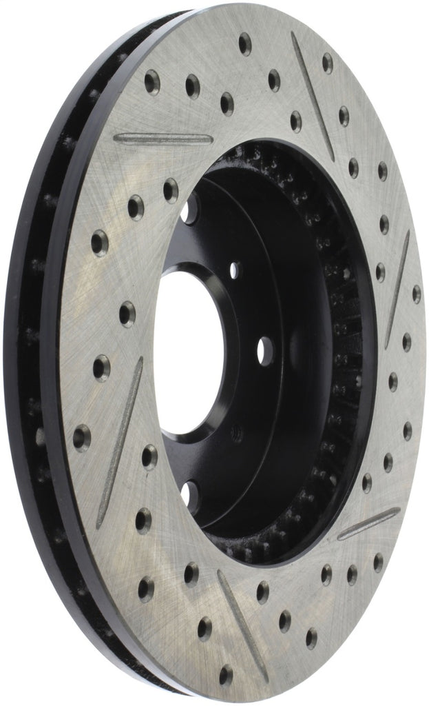 StopTech 92-96 Honda Prelude S/SE/Si Slotted & Drilled Right Front Rotor