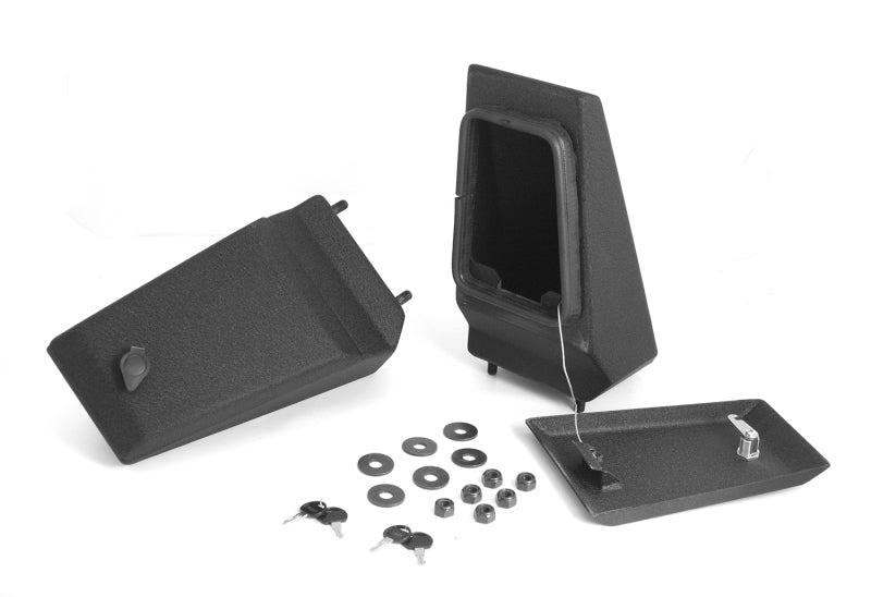 Rugged Ridge XHD Bumper Storage Ends Textured Black 76-06 CJ&Wran