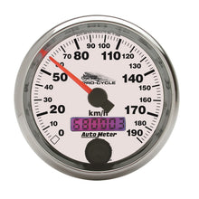 Load image into Gallery viewer, Autometer Pro-Cycle Gauge Speedo 2 5/8in 190 Kmh Elec White