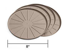 Load image into Gallery viewer, WeatherTech Round Coaster Set - Tan - Set of 8