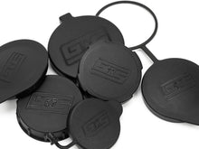 Load image into Gallery viewer, GrimmSpeed Subaru Engine Bay Reservoir Cap Set - Black (Set of 6)