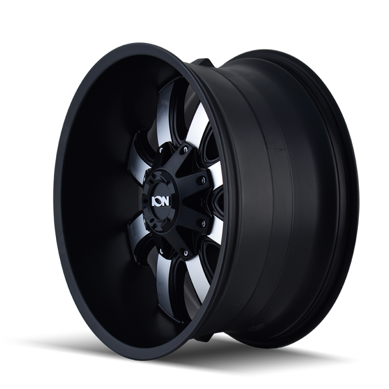 ION Type 189 18x10 / 8x165.1 BP / -19mm Offset / 130.8mm Hub Satin Black/Machined Face Wheel