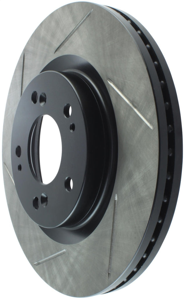 StopTech Power Slot 06-09 Mitsubishi Eclipse GS 4cyl / GT 6cyl Slotted Right Front Rotor