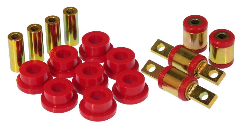 Prothane 90-00 Acura Integra Rear Upper/Lower Control Arm Bushings - Red