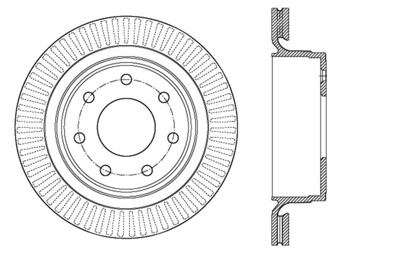 StopTech Drilled Sport Brake Rotor
