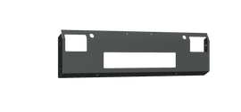 Road Armor 19-20 Ram 2500 Vaquero Front Non-Winch Plate - Tex Blk