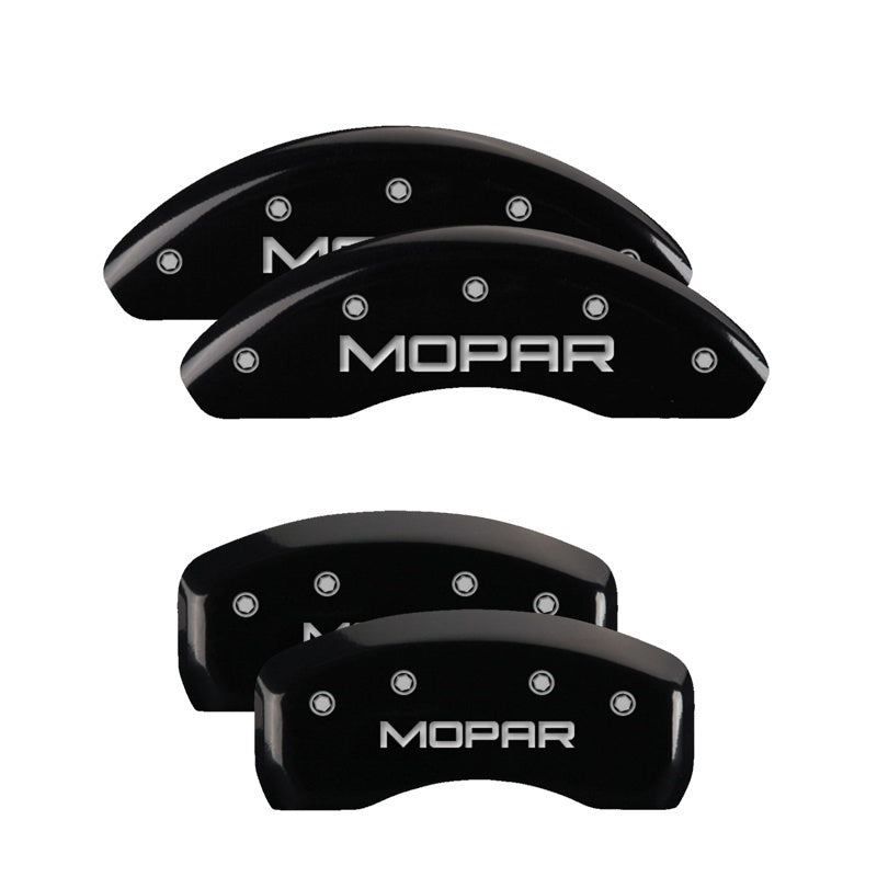 MGP 4 Caliper Covers Engraved Front & Rear MGP Yellow Finish Black Char 2006 Chrysler 300