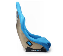 Load image into Gallery viewer, NRG FRP Bucket Seat ULTRA Edition - Medium (Blue Alcantara/Pearlized Back)