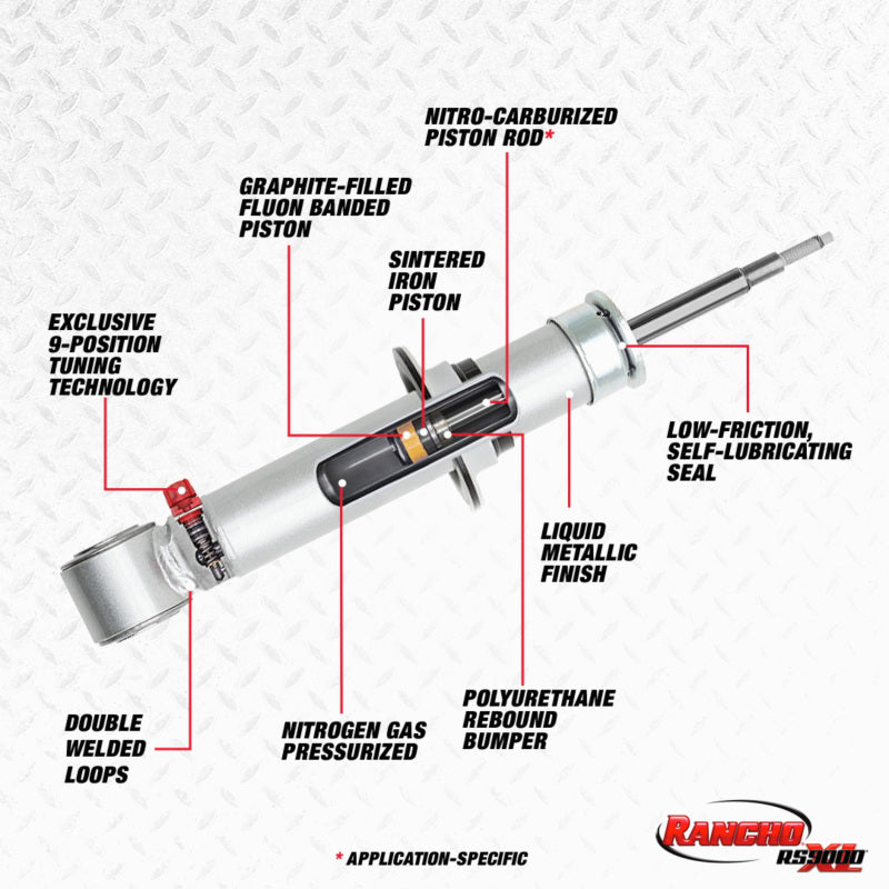 Rancho 07-11 Dodge Nitro Front RS9000XL Strut