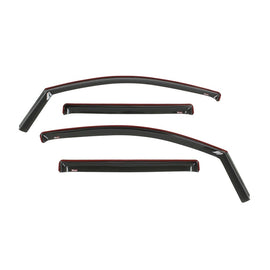 Westin 2016-2018 Nissan Titan XD/Titan In-Channel Wind Deflector 4pc - Smoke