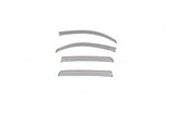 AVS 20-22 Toyota Tacoma Double Cab Low Profile Color Match Ventvisors 4pc - Silver Sky Metallic