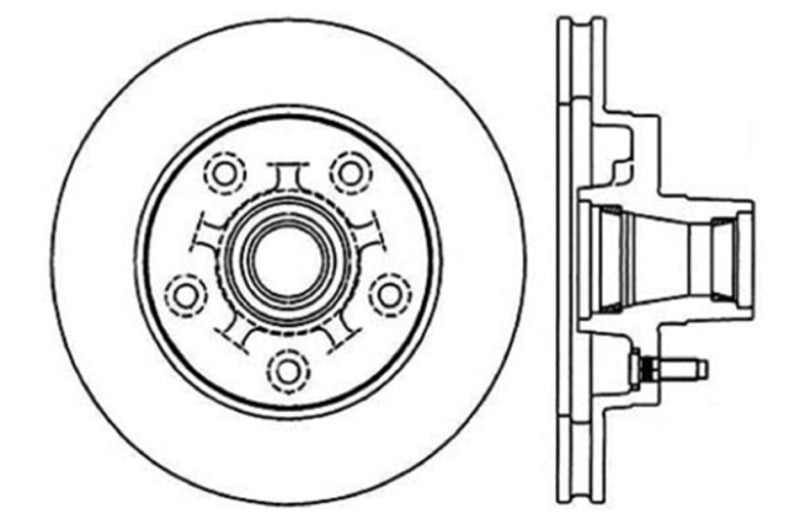 StopTech Slotted & Drilled Sport Brake Rotor