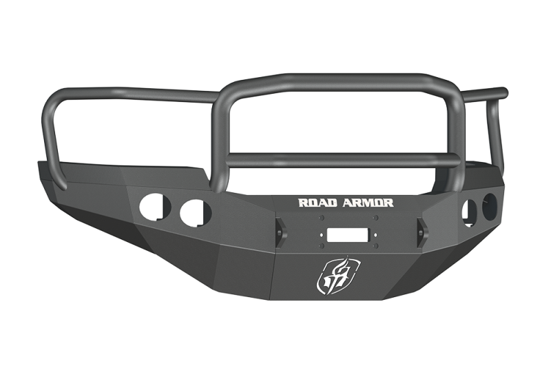 Road Armor 11-14 GMC 2500 Stealth Front Winch Bumper w/Lonestar Guard - Tex Blk