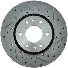 Load image into Gallery viewer, StopTech Select Sport 05-09 Chevrolet Trailblazer SportStop Slotted &amp; Drilled Front Left Rotor