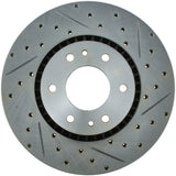 StopTech Select Sport 05-09 Chevrolet Trailblazer SportStop Slotted & Drilled Front Left Rotor