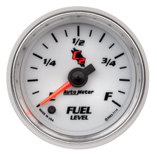 Load image into Gallery viewer, Autometer C2 52mm Electronic Programmable Empty to Full Fuel Level Gauge