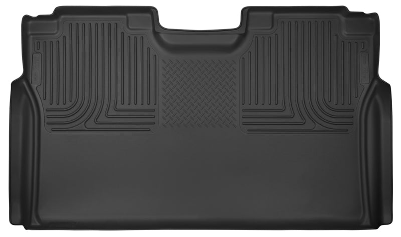 Husky Liners 15-17 Ford F-150 SuperCrew X-Act Contour Black 2nd Seat Floor Liners (Full Coverage) - GTR Auto