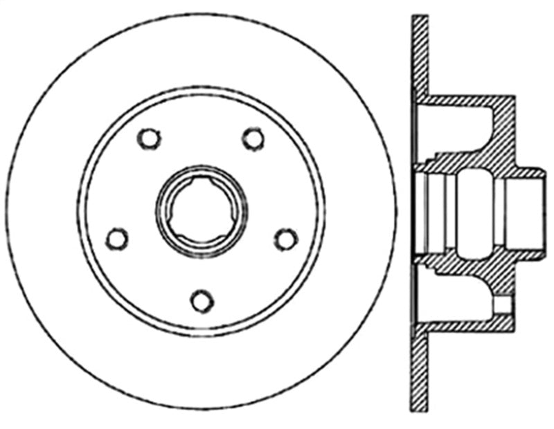 StopTech Drilled Sport Brake Rotor