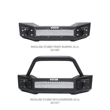 Load image into Gallery viewer, Go Rhino 07-20 Jeep Wrangler JL/JLU/JK/JKU/Gladiator JT Rockline Front Stubby Bumper - GTR Auto