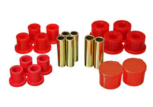 Load image into Gallery viewer, Energy Suspension 98-11 Ford Ranger 2/4WD Rear Leaf Spring Bushing Set - Red