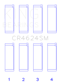 King Engine Bearings Hyundai G4KE/G4KC Rod Bearings (Set of 4) - Size +.25mm