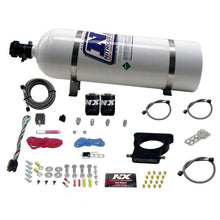 Load image into Gallery viewer, Nitrous Express GM LS 78mm 3-Bolt Nitrous Plate Kit (50-350HP) w/15lb Bottle
