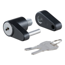 Load image into Gallery viewer, Curt Coupler Lock (1/4in Pin 3/4in Latch Span Padlock Black)