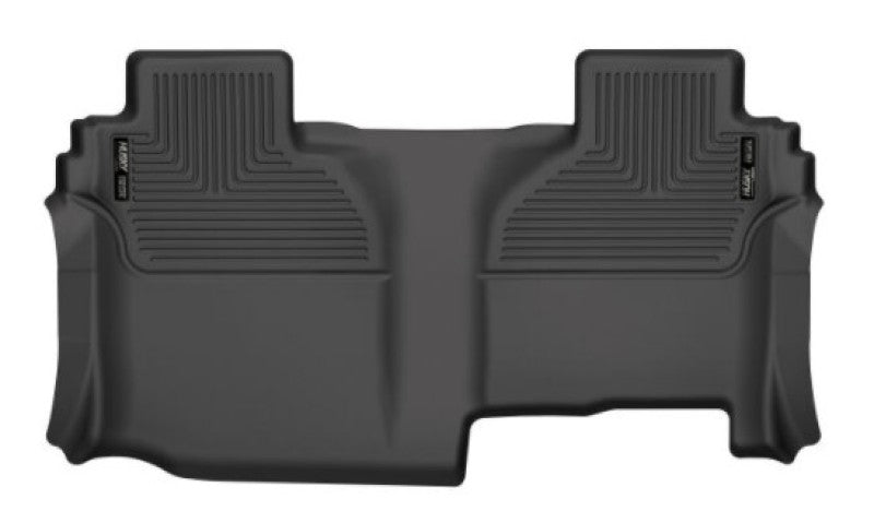 Husky Liners 19-21 Silverado/Sierra 1500/2500/3500 Double Cab X-ACT 2nd Seat Floor Liner - BLK - GTR Auto