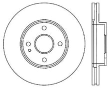 Load image into Gallery viewer, Centric 90-03 Ford Escort Front CryoStop Brake Rotor