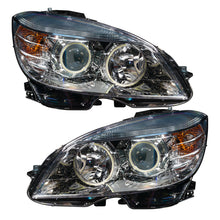 Load image into Gallery viewer, Oracle 0811 Mercedes Benz CClass PreAssembled Headlights  Chrome Housing ColorSHIFT SEE WARRANTY