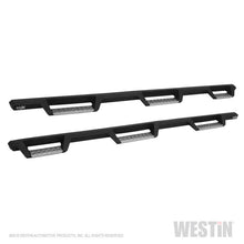 Load image into Gallery viewer, Westin/HDX 10-18 Ram 2500/3500 Crew Cab (8ft Bed) Drop Wheel to Wheel Nerf Step Bars - Txt Black