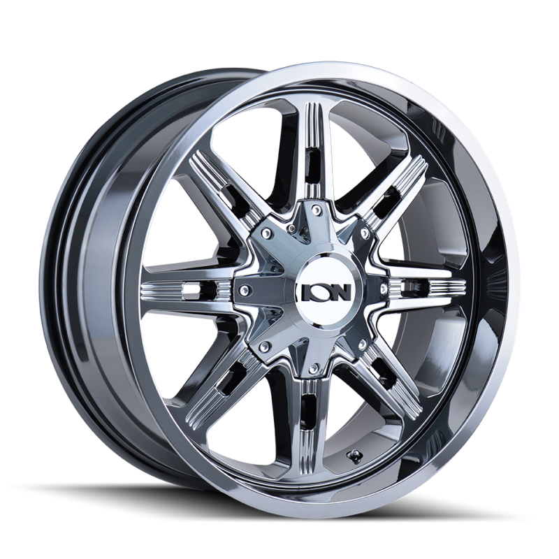 ION Type 184 18x9 / 8x165.1 BP / 0mm Offset / 130.8mm Hub Chrome Wheel