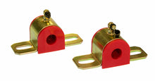Load image into Gallery viewer, Prothane Universal 90 Deg Greasable Sway Bar Bushings - 11/16in - Type B Bracket - Red