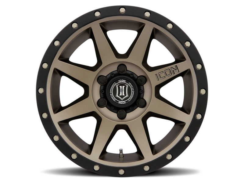 ICON Rebound 18x9 5x5 -12mm Offset 4.5in BS 71.5mm Bore Bronze Wheel