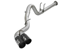 Load image into Gallery viewer, aFe Power 15-16 Ford F250/F350 6.7L Diesel Rebel XD 4in 409 SS DPF-Back Exhaust System - Black Tips