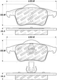 StopTech Street Select Brake Pads w/ Hardware Rear - 01-09 Volvo S60
