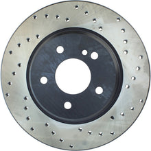 Load image into Gallery viewer, StopTech 05-06 Mercedes Benz C55 AMG Sportstop Drilled Left Rear CRYO Rotor