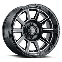 Load image into Gallery viewer, ICON Recoil 20x10 6x135 -24mm Offset 4.5in BS Gloss Black Milled Spokes Wheel