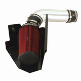 Spectre 96-00 GM Truck V8-5.0/5.7L F/I Air Intake Kit - Clear Anodized w/Red Filter