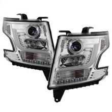 Load image into Gallery viewer, Spyder Chevy Tahoe / Suburban 2015 -2016 Projector Headlights - DRL LED - Chrome PRO-YD-CTA15-DRL-C