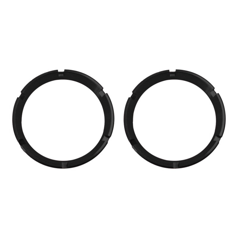 KC HiLiTES FLEX Series Colored Bezel Rings (2 Pack) - Black