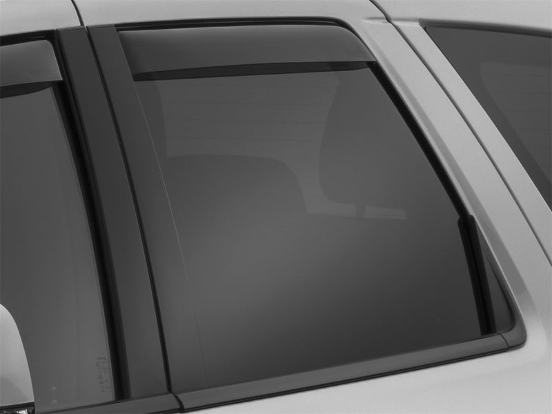 WeatherTech 11+ Dodge Durango Rear Side Window Deflectors - Dark Smoke