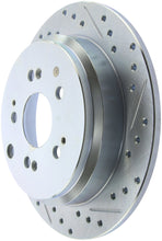 Load image into Gallery viewer, StopTech Select Sport Drilled &amp; Slotted Rotor -Rear Right